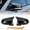 1 Paar Auto Spiegelkappen, 2 PCS Auto Spiegelkappe, Rückspiegelgehäuse, Abdeckungen Seitenspiegel, Tür Spiegelkappen, Kompatibel mit Rückspiegel Abdeckung für BMW 1er 2er 3er 4er usw.