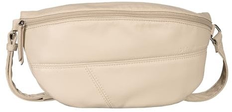 TOM TAILOR Denim Milla Damen Gürteltasche Bauchtasche Klein Weiß