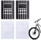 SULIUDAJI 4 Pcs Protezione Telaio Bicicletta Telaio Della Bicicletta Adesiva In Carbonio Pellicola Protettiva Telaio Della Bicicletta Protezione Vernice Telaio Della Bicicletta Adesivi Per Bicicletta