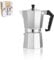 HOME SOLAZZIA Cafetière italienne en aluminium, cafetière Moka 6/9/12 tasses (9 tasses 450 ml)
