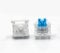 Pack di Interruttori Meccanici Blu per Tastiere, Switch Tattili per Tastiera Meccanica, Compatibili con Cherry MX, per Gaming e DIY, Design Trasparente per Retroilluminazione LED (10)