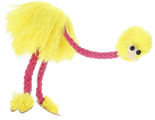 Gatuida Plüsch Marionette Strauß Tierpuppe Kinder Marionettenspielzeug Mit Zugfaden Bunt Handpuppen Für Fingerfertigkeit Und Kreativität Puppentheater Spielzeug Für Zuhause