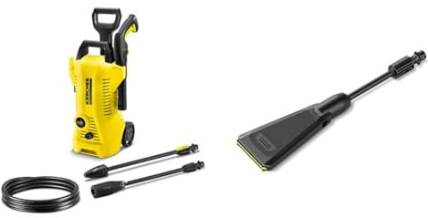 Bundle of Kärcher K 2 Power Control pressure washer+ Kärcher Pressure Washer eco!Booster Jet 120 50% higher cleaning performance compared to the flat jet, saves water, energy &time, original accessory