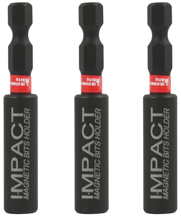 Porta Punte Magnetico per Trapano Avvitatore a Percussione, Attacco Esagonale da 1/4 di Pollice, Alta Resistenza e Precisione,per Lavori Professionali e Fai Da Te, Lunghezza 60 mm