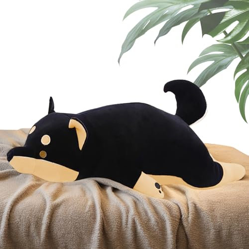 Generisch Plüschhund, Kuscheliges Plüschtier, Weiches Spielzeug 51 cm, Plüschkissen Für Wohnzimmer, Schlafzimmer & Sofa