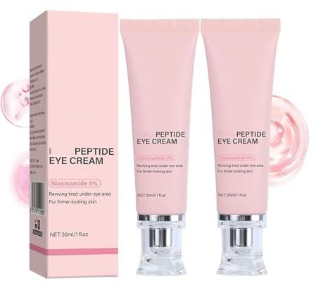 Pinke Peptid-Augencreme: Tiefenwirksame Anti-Aging-Behandlung, verbessert den Teint und ist für empfindliche Haut geeignet.
