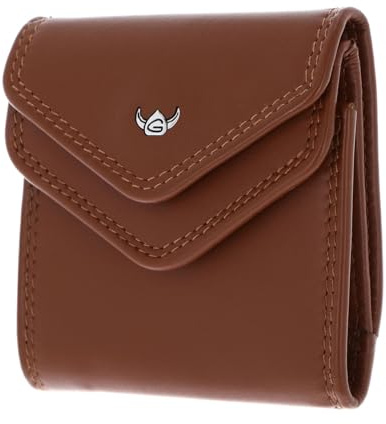 Golden Head Leder Geldbörse Polo Damen-Minischeintasche 1005 Cognac braun