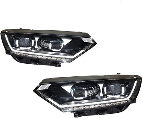 Drovian Scheinwerfer Scheinwerfer Für VW Für Passat Für Magotan B8 2017-2020(Double U style)