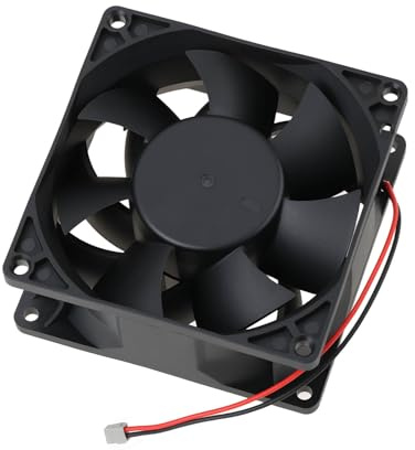 VGOL Ventilador de refrigeración CC de 2 pines 24 V 12,2 W 92 x 92 x 38 mm, reemplaza OEM PMD2409PMB1-A para sistemas VFD