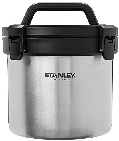 Stanley Adventure Stay Hot 3qt Camp Crock Pot - Vacuum Insulated Stainless Steel Food Container - Keeps Food Hot for 12 Hrs & Cold for 16 Hrs