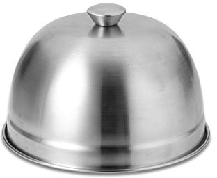 Karl Weis 23636 Burgerglocke Burger, Edelstahl, Ø 17 cm