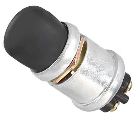 Hupen Schalter, Fydun 2Pin 12V 20A Motorrad Wasserdicht Push Button Horn Schalter Universal Druckknopf Motorstart Heavy Duty Schalter für Auto Boot Fahrrad
