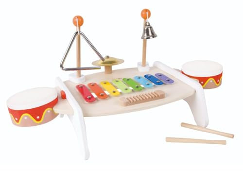 Classic World 40529 Wood Toys Musiktisch, Weiß