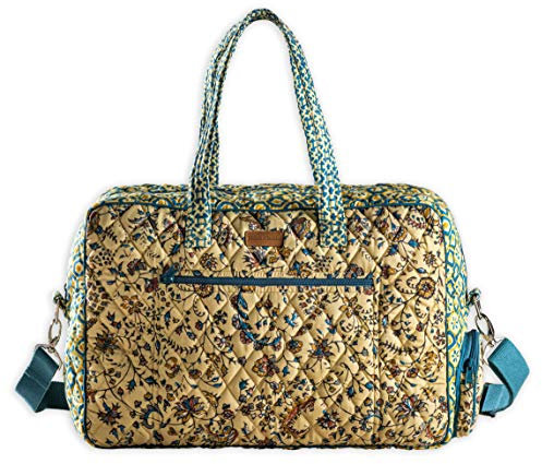 Maison d' Hermine Lakshmi 100% Baumwolle Reise Seesack Weekender | Reisegepäcktasche für Herren | Damen | Geschäft | Reisende | Familienausflug