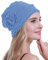 osvyo Chemo Kopfbedeckung für Damen,Turban Mütze für Frauen, Krebs Beanie Haarausfall versiegelte Verpackung HIMMELBLAU