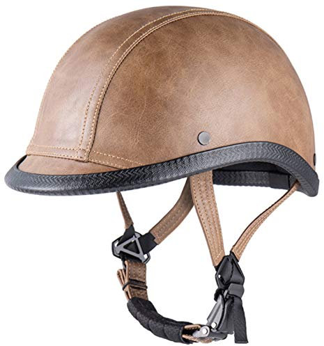 Casco Moto,Scodella Casco,Casco Moto Jet Scodella,DOT Casco A Scodella Omologato Adatto Scooter Per Bicicletta Per Auto Elettriche A,One size 56-60cm