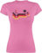 Shirt Damen - Fußball EM WM - Deutschland Germany Adler Schwarz Rot Gold - XXL - Rosa - deutschlandtrikot fußballtrikot Europameisterschaft German Funshirts für Frauen Deutschland-t-Shirt