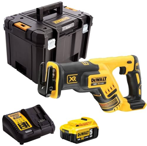 DeWalt DCS367N 18V Brushless Reciprocating Saw with 1 x 5.0Ah Battery & Charger in DWST1-71195 Case