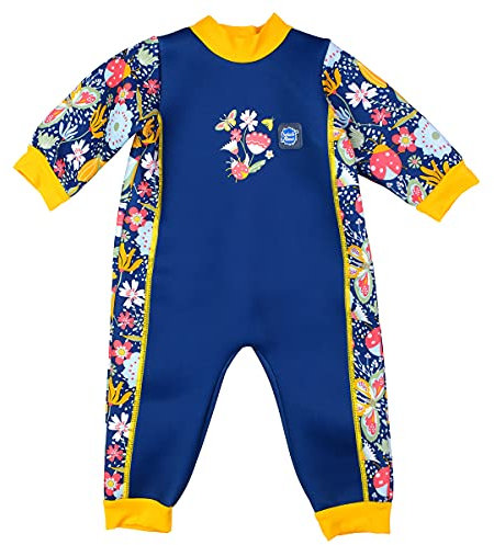 Splash About Warm in One Baby Wetsuit, Garden Delight, 0-3 Months