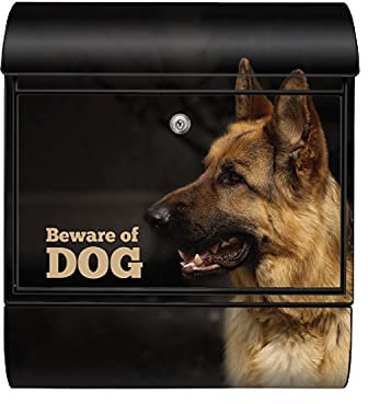 millybo Aufputz-Briefkasten mit Zeitungsfach Aufputz Briefkasten Tiermuster (65.381)