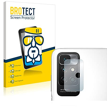 BROTECT Schutzglas für Xiaomi Redmi 10 (NUR Kameraschutz) Schutzfolie Made in Germany Panzer Folie Glas Displayschutz [ 9H, Anti-Fingerprint]