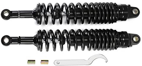 Hegeiisy 380mm 14.96 inch 8mm Molla Moto Universale Aria Ammortizzatori Ammortizzatore Sospensione Posteriore ATV Quad Scooter Dirt Bike For YZF-R1 YZF-R6 YZF-125 XC EXC XCF