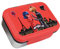Fun House Miraculous 006086 Ladybug Brotdose für Kinder, Edelstahl, H 6,5 x B 17 x T 13,5 cm, Rot