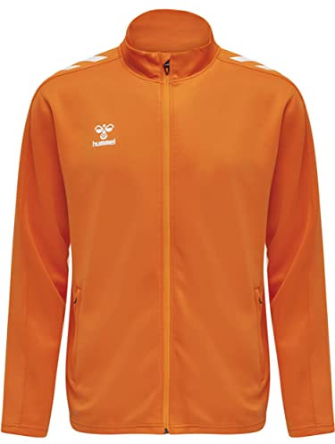 hummel hmlCORE XK Poly Zip Sweat, ORANGE Tiger, L