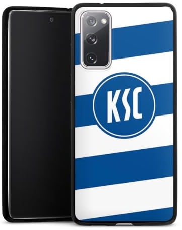 DeinDesign Slim Case extra dünn kompatibel mit Samsung Galaxy S20 FE Silikon Handyhülle schwarz Hülle Wappen Karlsruher SC KSC
