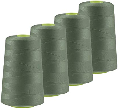 4 x 4572m Qualitäts Overlock-Garn Oeko-Tex Overlock-Nähgarn Polyestergarn, Farbe 741-780