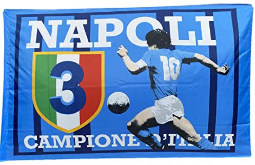 Bandiera Campione D'Italia Diego 10 2023 Stadio Napoli 90x140 PS 30877