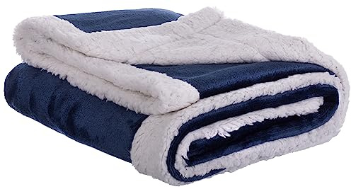 Brandsseller Baby Flanell/Sherpa Kuscheldecke 70 x 100 cm Schmusedecke Kinderdecke