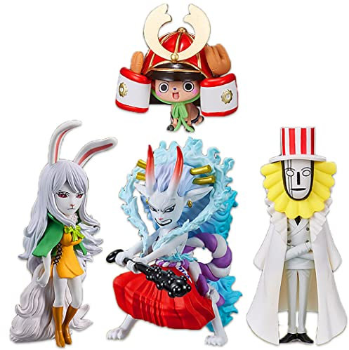 One Piece World Collectible Figure Wanokuni Onigashima Edition 7 Set of 4