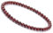 Unique Gems Perlenarmband Edelstein Damen Armband roter Granat Ø 4mm Chakra Perlen Buddha Schutzarmband