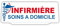 SIGNAL SAFETY Clip Plaque Pare-Soleil Voiture Infirmiere Soins à Domicile V3 Rétro-Réfléchissant