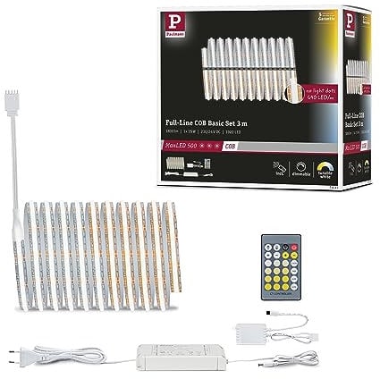 Paulmann 71111 MaxLED 500 LED Strip Full-Line COB 3m 15W 600lm/m 640LEDs/m Tunable White 36VA LED Band erweiterbar