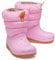 Crocs Unisex Bambino Classic Neo Puff Boot K Stivale, Pink Tweed/Gum, 36/37 EU