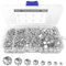 680 StüCk Strasssteine Zum AufnäHen Flache RüCkseite Kristall Klaue Krappenfassung,4 Bis 10 mm Flache RüCkseite Glas Strasssteine FüR Handwerk, Schmuck, Kleidung, KostüM, Schuhe, Kleid