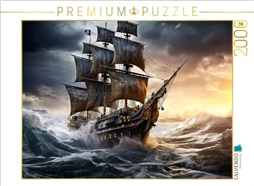 CALVENDO Puzzle EIN Motiv aus dem Kalender Das Piratenschiff - Willkommen in der Welt der Geister | 2000 Teile Lege-Größe 90 x 67 cm Foto-Puzzle für glückliche Stunden