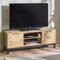 Julian Bowen Bali Tv Unit-Light Oak, Engineered Wood, 50 x 135 x 40