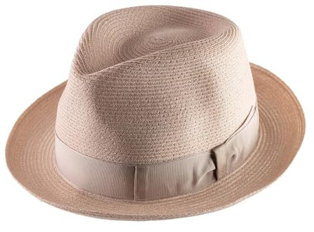 Borsalino - Cappello Trilby Idrorepellente Chiara - Size L - Rose-Poudre