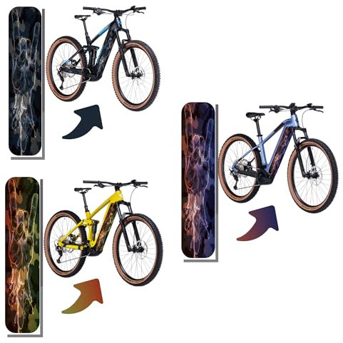 DK´s BikeDesigns Designfolie für E-Bike Akkucover für Cube Stereo | Reaction Hybrid Modelle, Rahmenschutz eBike, Fahrrad Aufkleber, Bike Sticker (Shredders Shroud)