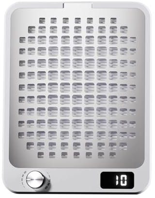 Vituord Nail Dust Collector for Acrylic Nails, Nail Vacuum Duster Extractor, 10-Gear Speed ​​adjustment - Max 4000 RPM, with Reusable Filters, for Nail Salon & Home Use,Low Noise