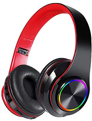 Jmwedia Lightning+deals+of+today B39 Cuffie Active Noise Cancelling Cuffie Bluetooth Cuffie Senza Fili Over Ear con Microfono Bassi profondi, Comodi Cuscinetti Proteici per Viaggio/Lavoro