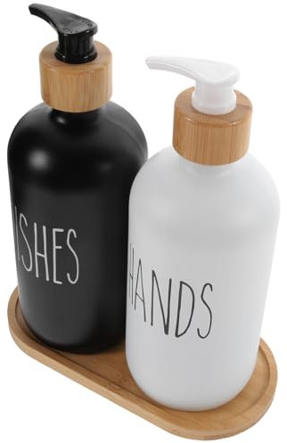 TOVINANNA Bathroom Supplies Refillable Lotion Bottle Pump Soap Dispenser for Hand Body Wash