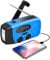 Radio Emergencia | Radio Portatil Pequeña Am FM | Radios Pilas Emergencia | Transistores Radios Pequeños con manivela Solar y Alarma SOS | Versátil Lámpara Reproductor MP3 R-Adios para Cortes Energía