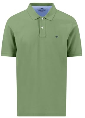 FYNCH-HATTON Poloshirt aus Baumwolle mit strukturierter Oberfläche