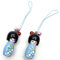 XMHF Handgefertigter Japanischer Kimono Kokeshi Puppen-Anhänger aus Holz für Handy, 2 Stück