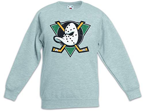 Urban Backwoods Ducks Hockey Kinder Jungen Mädchen Pullover Grau Größe 8 Jahre