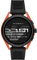 Emporio Armani - Reloj Inteligente para Hombre Connected Gen 5 Caja de Aluminio Rojo Mate y Correa de Caucho Negra ART5025